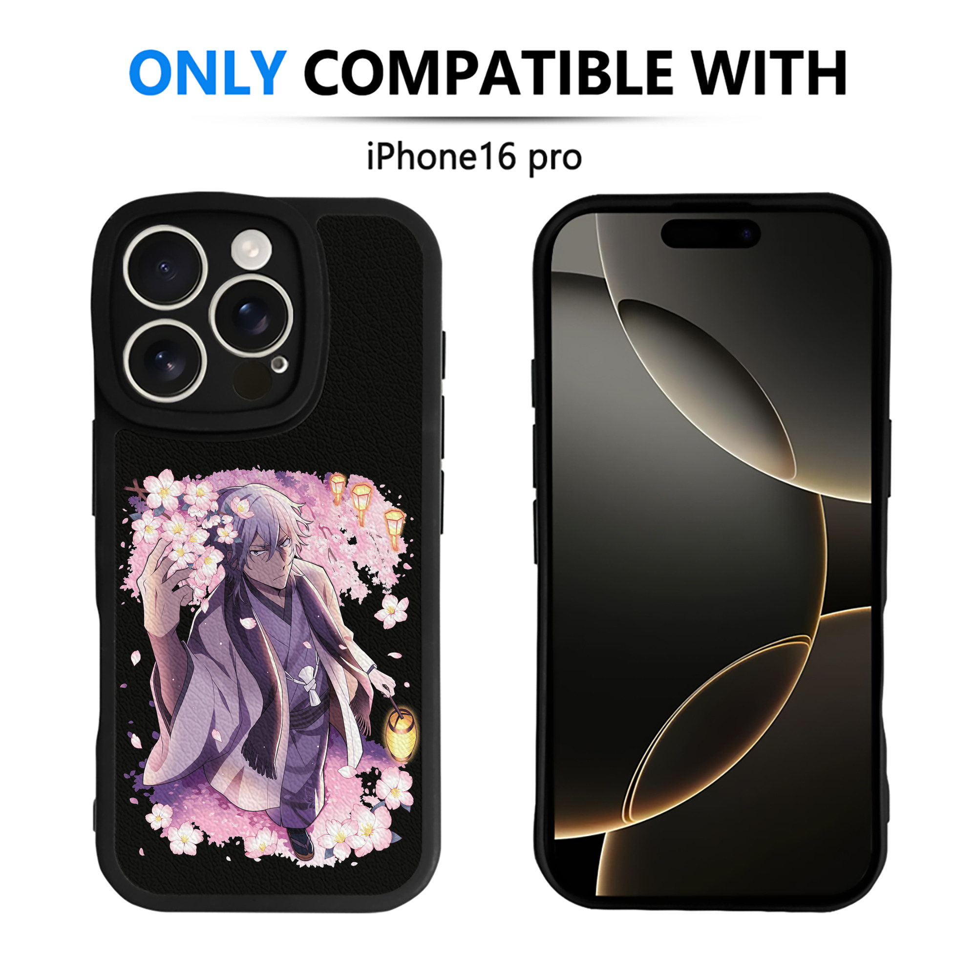 （画像用） 文豪ストレイドッグス Bungo Stray Dogs 【iPhone 16シリーズ対応】シリコンスマホケース（レザー調） 材質：シリコン